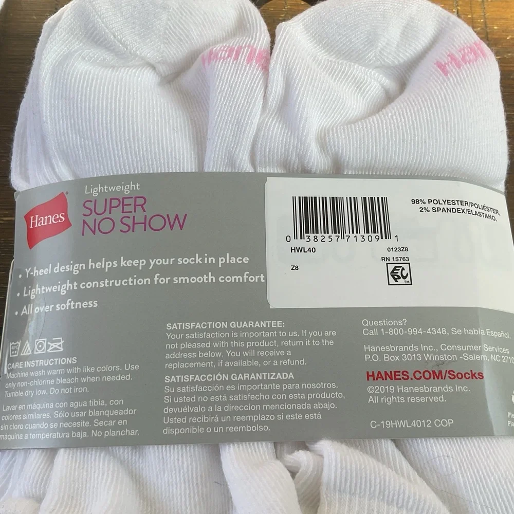 🌸Ladies Hanes No Show Socks 24 Pair
